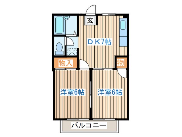 シティハイツハイブリッジⅠの物件間取画像